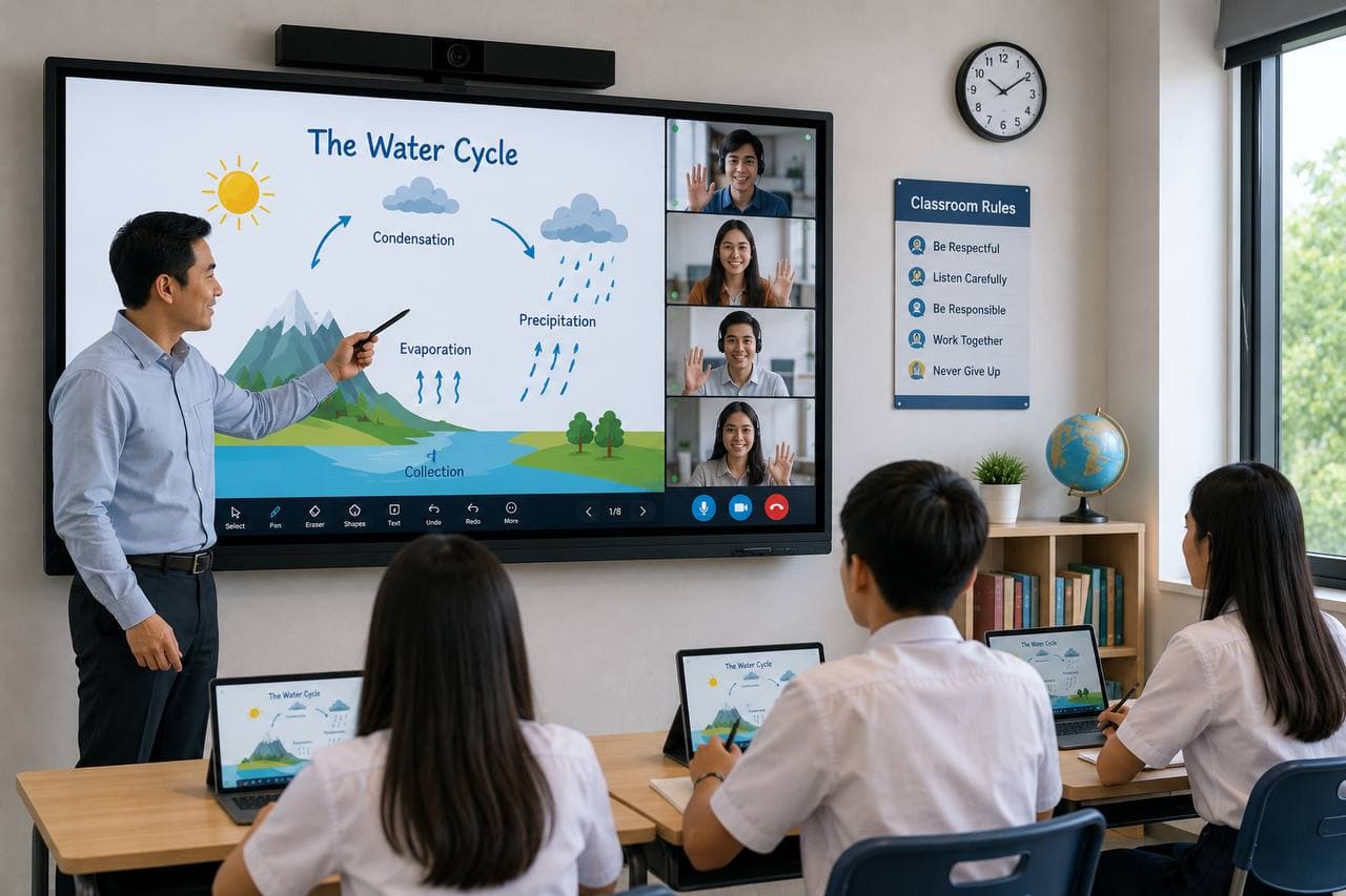 Berapa Ukuran Smartboard yang Cocok untuk Ruang Kelas?
